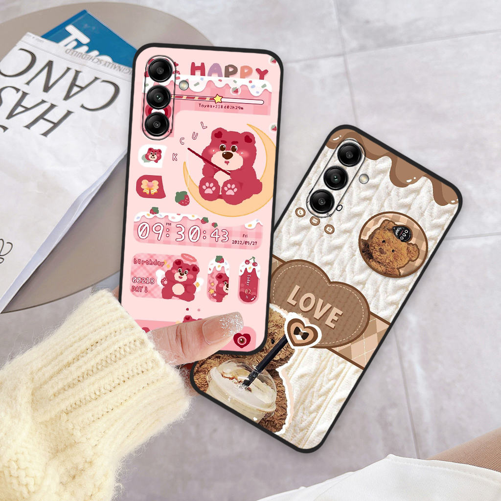 Ốp lưng Samsung A04s / A13 5G in hình gấu dâu Lotso, gấu nâu dễ thương