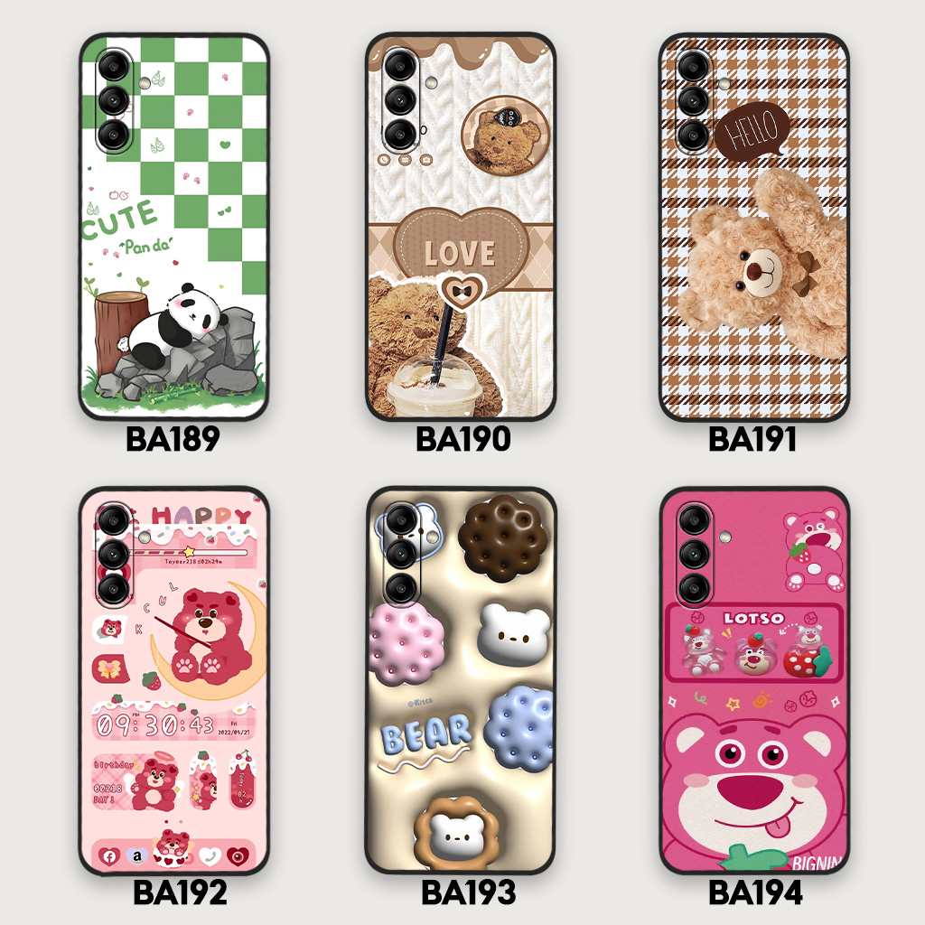 Ốp lưng Samsung A04s / A13 5G in hình gấu dâu Lotso, gấu nâu dễ thương