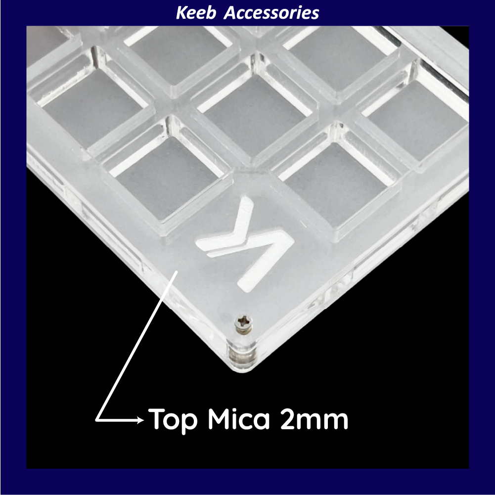 Artisan Box KA | Kệ trưng artisan Keycap Mica  | Mica Laser siêu dày | Keeb Accessories
