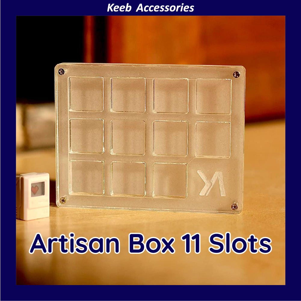 Artisan Box KA | Kệ trưng artisan Keycap Mica  | Mica Laser siêu dày | Keeb Accessories