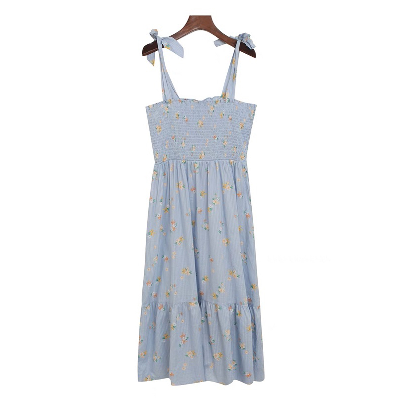 Váy midi in hoa nhí CA xuất xịn tqxk