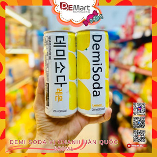 Nước soda trái cây demisoda lon 250ml