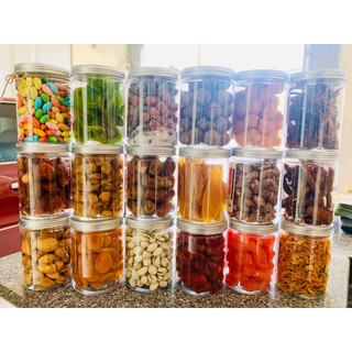 Hũ nhựa nắp nhôm (giá rẻ), hộp nhựa hũ nhựa trong suốt 500ml, 800ml, 1000ml