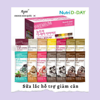 Sữa lắc Nutri D-Day (Hộp 14 gói) tặng kèm bình lắc hoặc 1 gói sữa lắc vị random