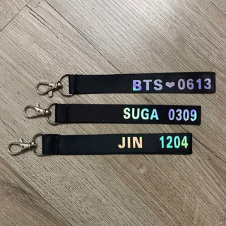 STRAP NAMETAG hologram BTS ( Có Sẵn )