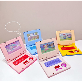 Đồ chơi máy tính laptop trẻ em chiếu sáng phát âm nhạc đồ chơi cho bé trai bé gái tránh xa điện thoại, bảng laptop