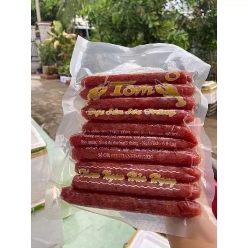 500G Lạp xưởng tôm Sóc Trăng