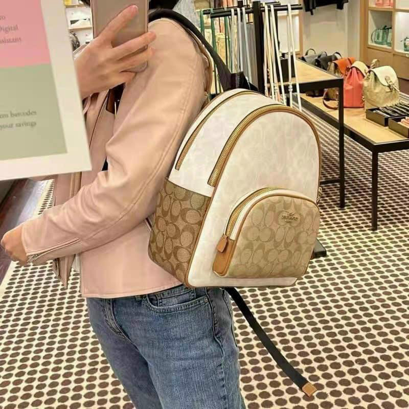 Balo NAM NỮ Coa**CH Court Backpack In Blocked CA439