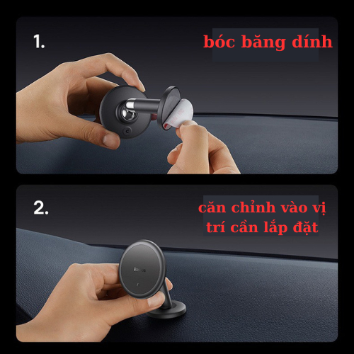 Giá Đỡ Điện Thoại Baseus C01 Hỗ Trợ Gắn Trong Xe Hơi