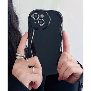 ✨Ốp lưng điện thoại iPhone kiểu dáng basic khung lượn sóng độc lạ thú vị✨