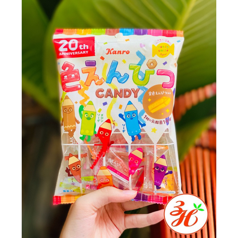 Kẹo bút chì Kanro vị trái cây 80g - Nhật bản