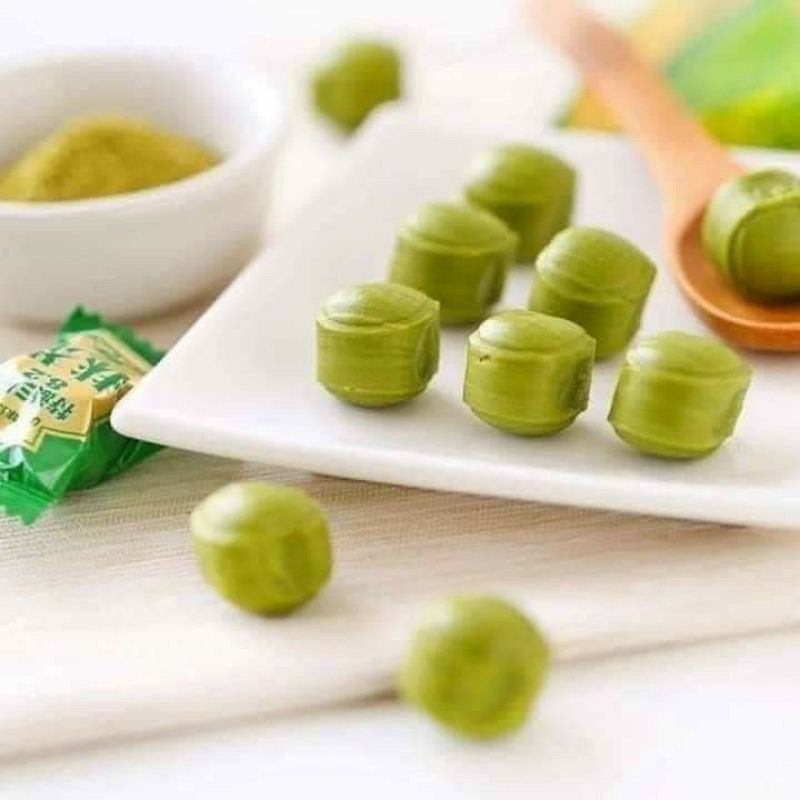 Kẹo trà xanh sữa Uha Tokuno Nhật Bản gói 58g