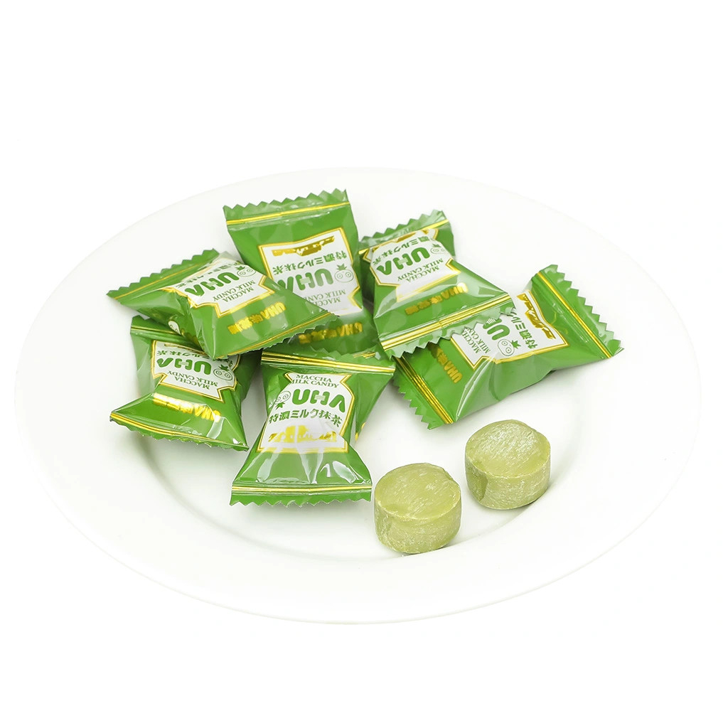 Kẹo trà xanh sữa Uha Tokuno Nhật Bản gói 58g