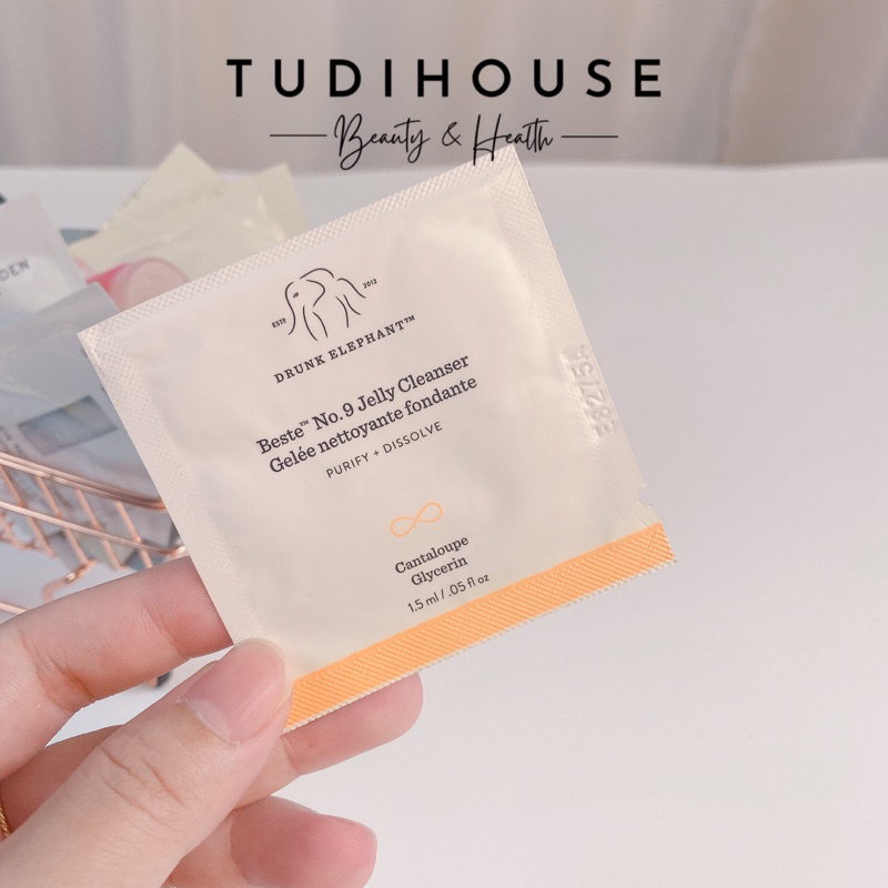sample 1.5ml - sữa rửa mặt Drunk Elephan Beste No.9 Jelly Cleanser