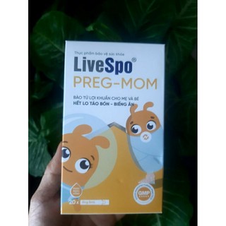 Preg Mom Bào tử lợi khuẩn chống táo bón cho Mẹ & Bé