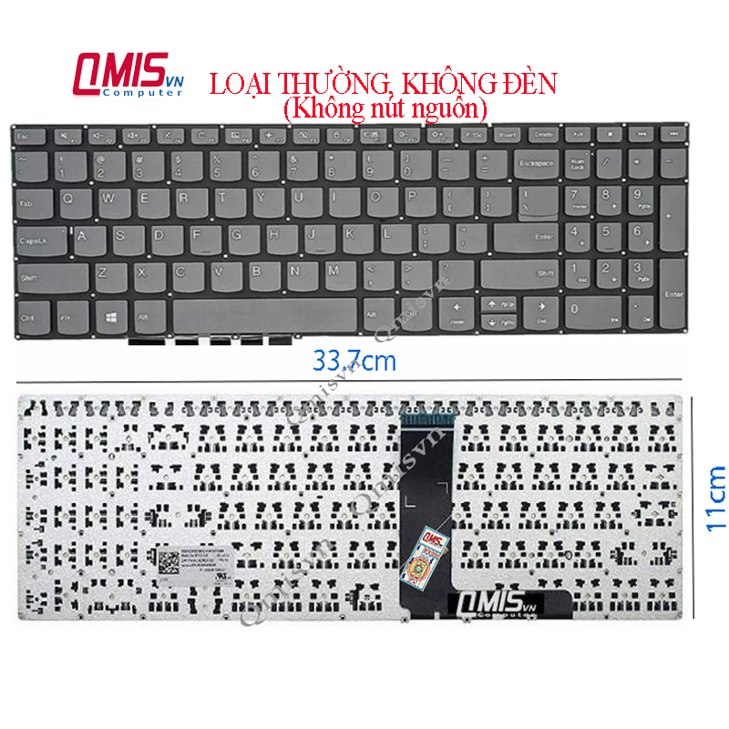 Bàn phím laptop Ideapad V330-15IKB V330-15ISK S340-15API S340-15 S340-15IML S340-15IWL S540-15IWL 330S-15ARR 330S-15AST