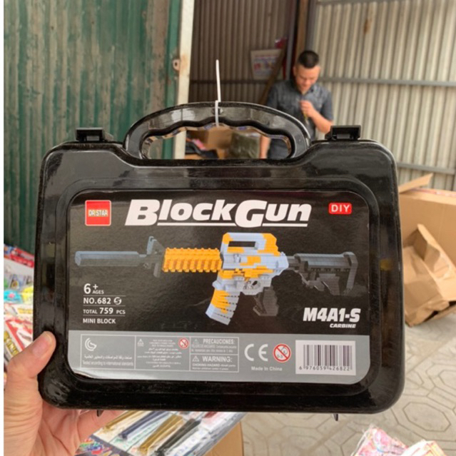 BlockGun. ak70, ak 60, mô hình lắp ghép giúp phát triển tư duy & sáng tạo ( hàng y hình