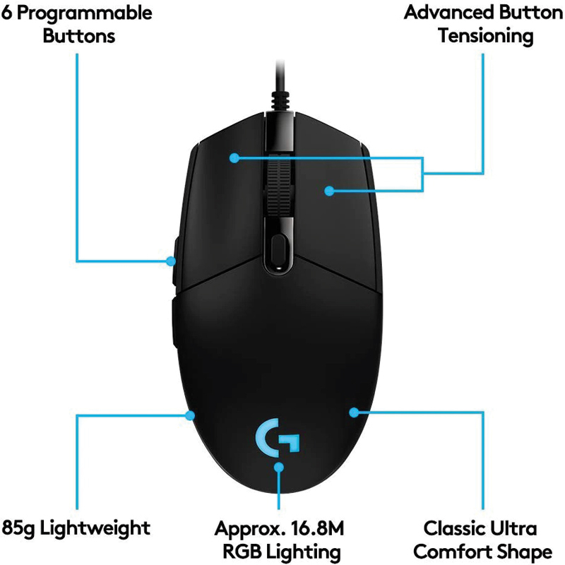 Chuột Logitech G102 gaming siêu rẻ - bảo hành 12 tháng
