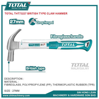 Búa nhổ đinh kiểu anh total tht73227