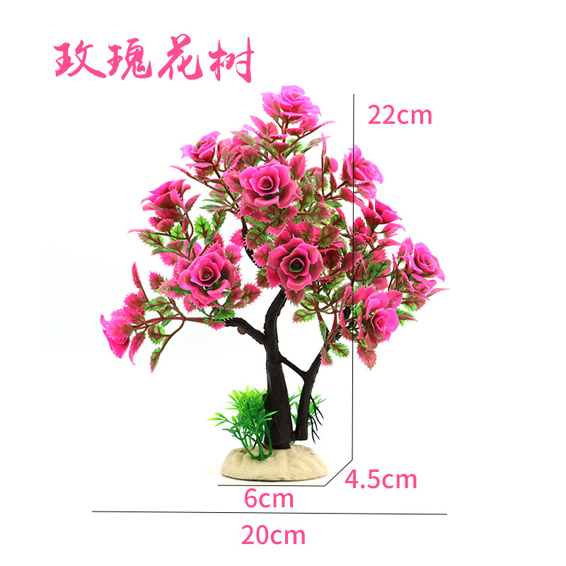 Cây nhựa trang trí hồ cá cảnh, hòn non bộ