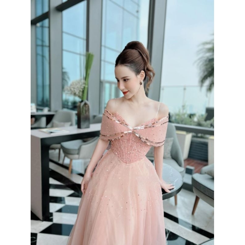 ✨ Đầm xòe trễ vai kết✨ HÌNH THẬT - S/M/L
