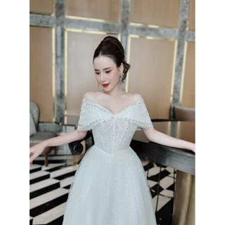 ✨ Đầm xòe trễ vai kết✨ HÌNH THẬT - S/M/L