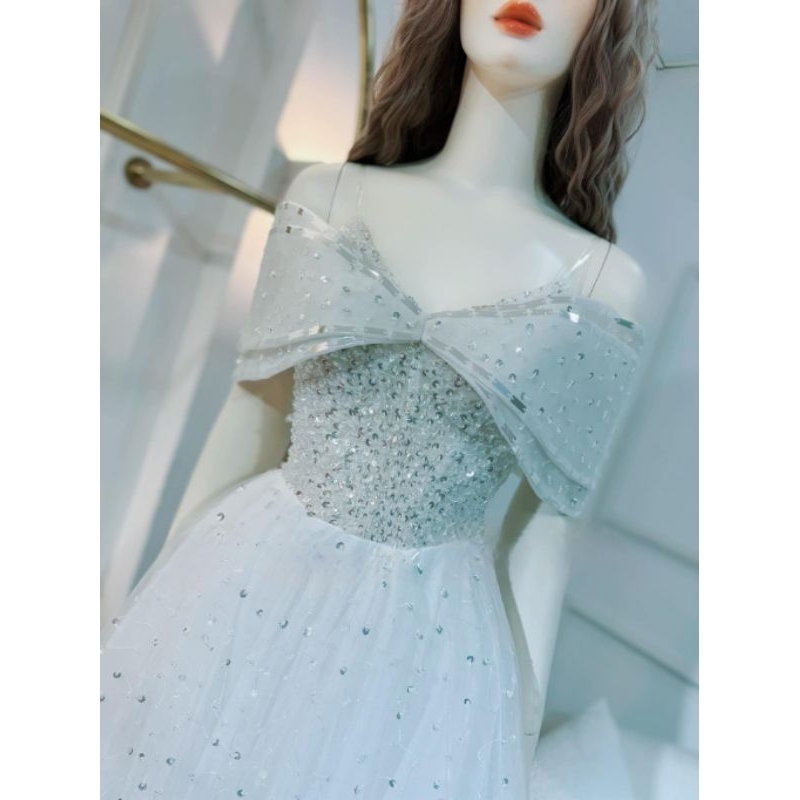 ✨ Đầm xòe trễ vai kết✨ HÌNH THẬT - S/M/L