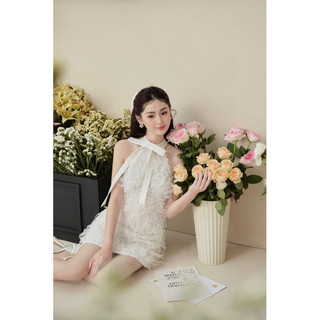 Váy tua rua cổ nơ BY IR / Felicia Dress