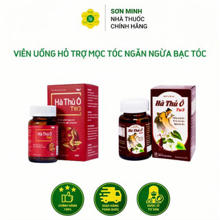 Viên uống hỗ trợ mọc tóc ngăn ngừa bạc tóc Hà Thủ Ô TW3