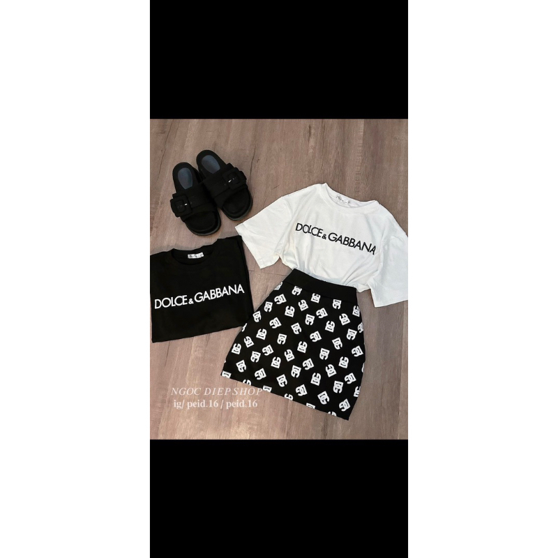 Sét áo phông chân váy docl