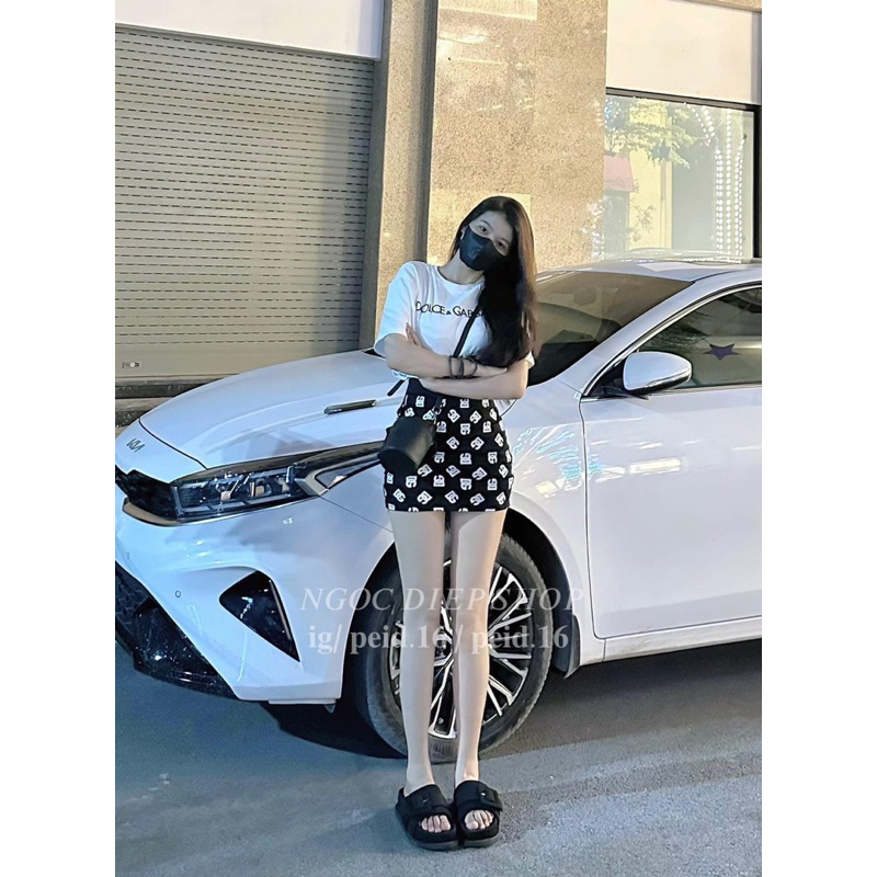 Sét áo phông chân váy docl