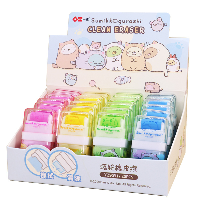 Gôm tẩy bút chì 2 đầu hoạt hình dễ thương