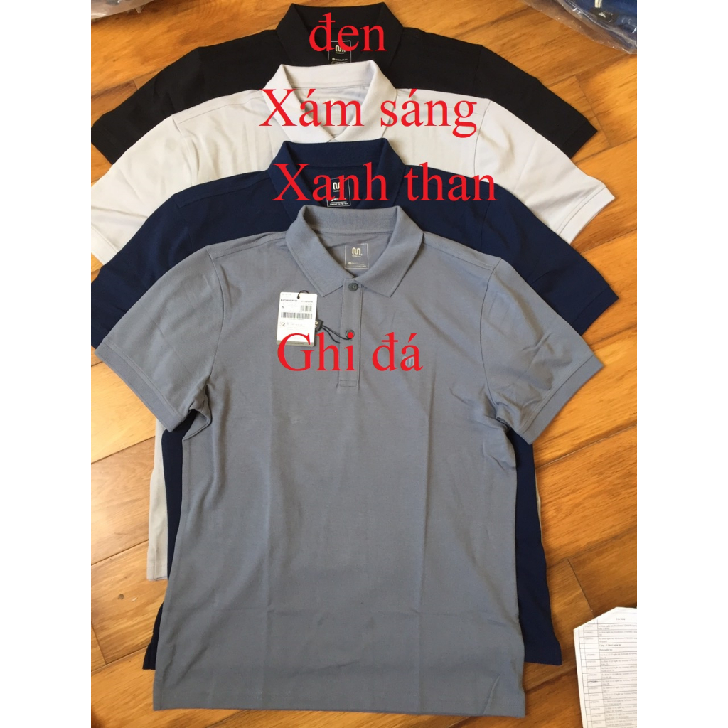 (Gốc 500k) Polo Insidemen KIPS009S8 dáng regular fit, trơn, mềm mát