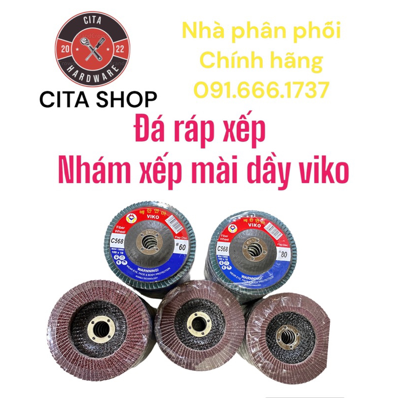 Nhám xếp dầy Viko, Đá ráp xếp ViKo C568 đủ số