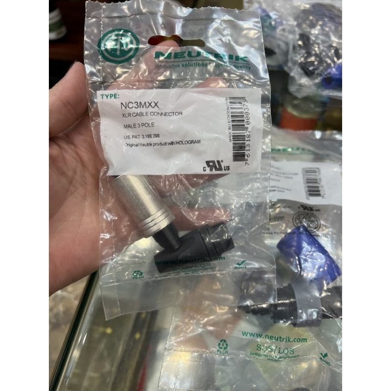 Jack xlr canon neutrik NC3MXX/NC3FXX