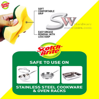 Miếng bọt biển cọ rửa chén bát Scotch Brite 3M