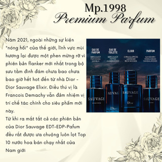 Nước hoa Nam Dior Sauvage For Men Elixir