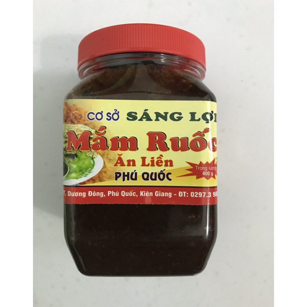 Mắm Ruốc Ăn Liền Phú Quốc SÁNG LỢI - Hủ 400gr
