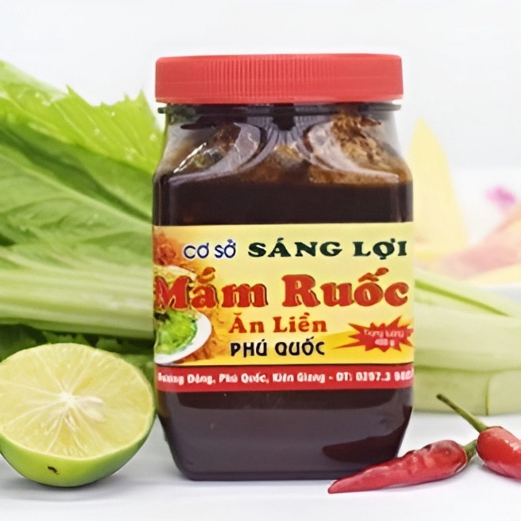 Mắm Ruốc Ăn Liền Phú Quốc SÁNG LỢI - Hủ 400gr