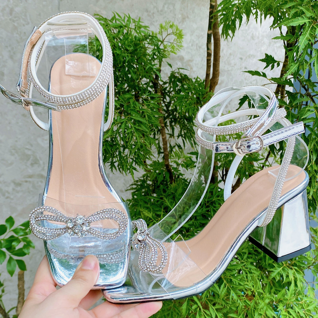 SANDAL DÂY ĐÁ GÓT VUÔNG 7 PHÂN