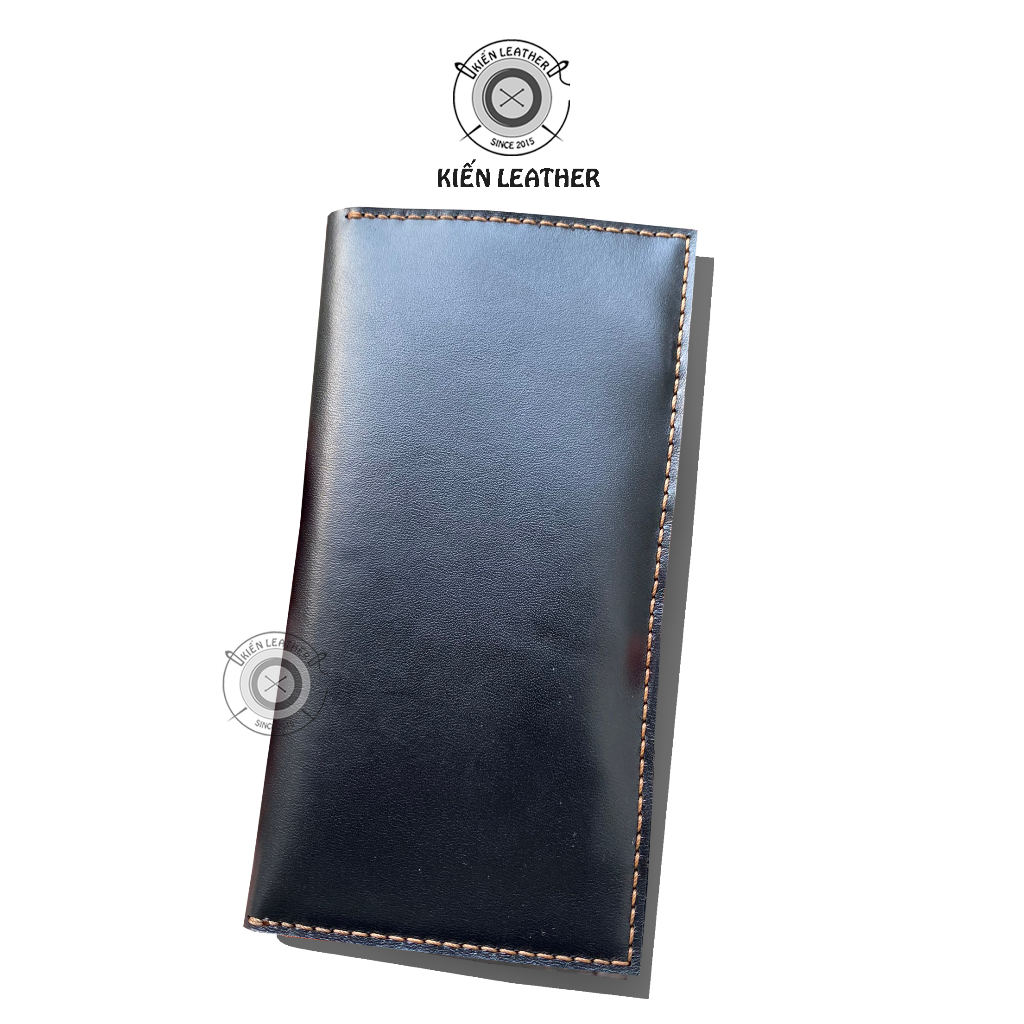Ví dài nam, ví da vintage sản xuất thủ công 100% - Kiến Leather