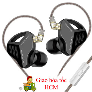 Tai nghe Bass KZ ZVX, Bass mạnh, vỏ kim loại, có micro