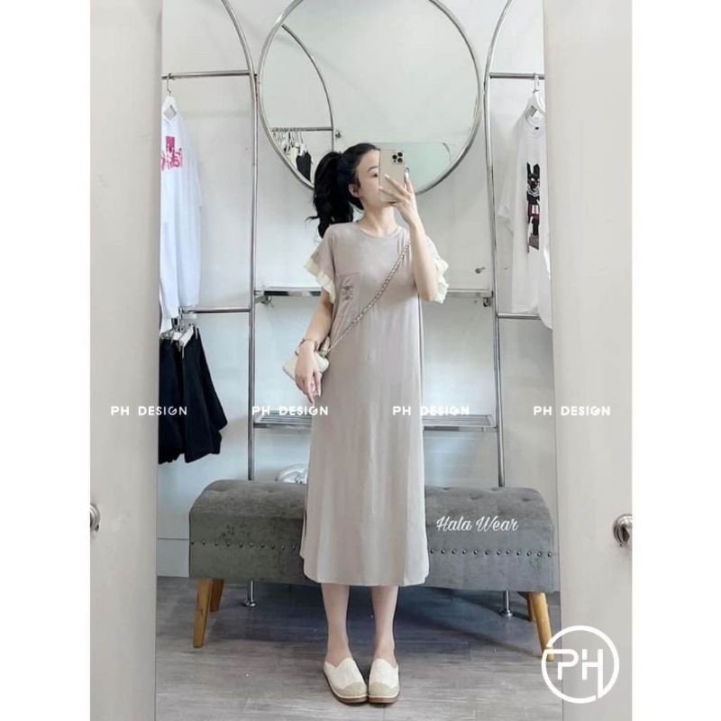 Váy suông bèo thêu