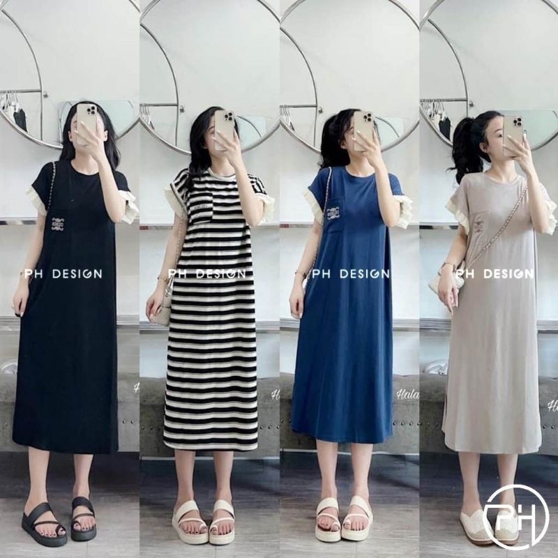 Váy suông bèo thêu