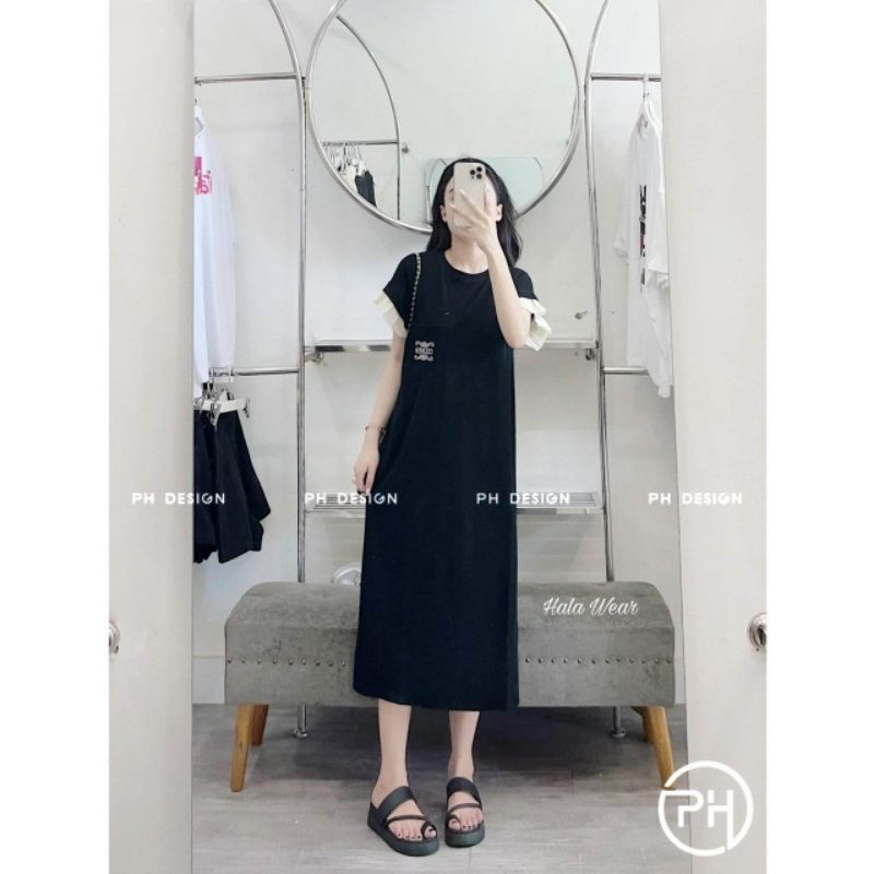 Váy suông bèo thêu