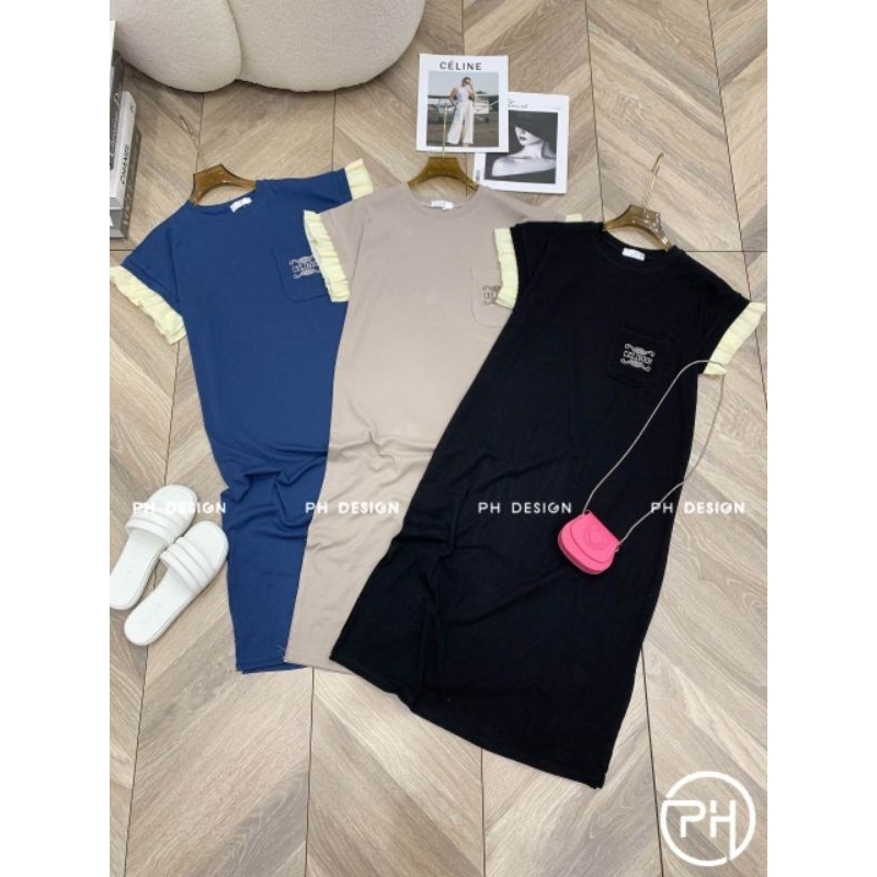 Váy suông bèo thêu