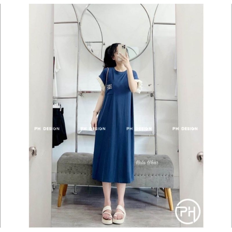 Váy suông bèo thêu