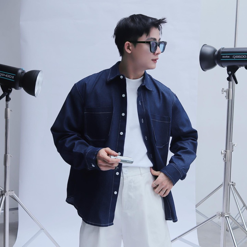 SƠ MI DENIM TAY DÀI - by ruych