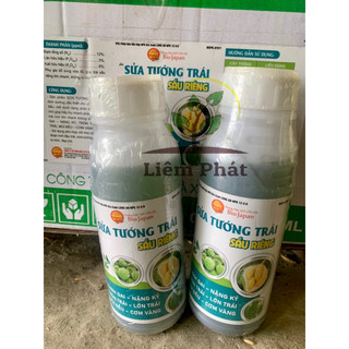 Sửa tướng trái sầu riêng chai 500ml thương hiệu quả cầu lửa