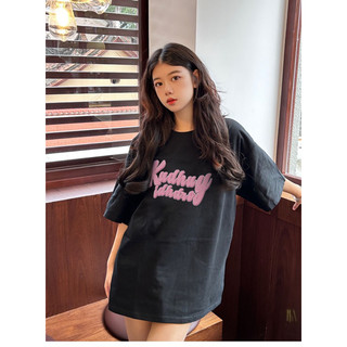 [ORDER-ẢNH THẬT Ở CUỐI] Áo thun Quảng Châu form rộng ngắn tay họa tiết chữ hồng hottrend 2023 basic, năng động, unisex